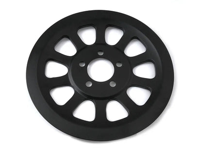 York Outer Pulley Cover 66 Tooth Black for Harley Davidson FXST (2007-2016) by York
