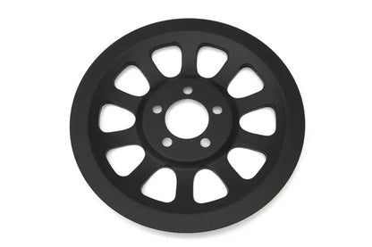 York Outer Pulley Cover 66 Tooth Black for Harley Davidson FXST (2007-2016) by York