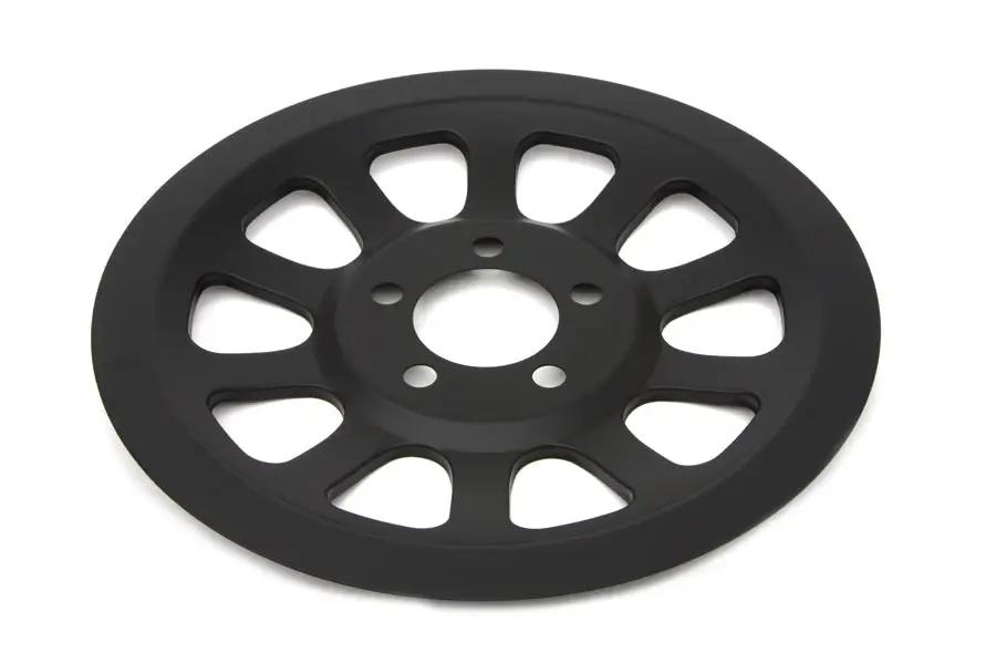 York Outer Pulley Cover 66 Tooth Black for Harley Davidson FXST (2007-2016) by York