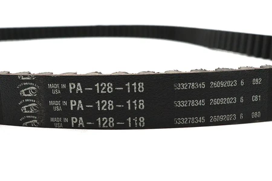 Belt Drive LTD. 1-1/8 inch Carlisle Panther Rear Belt 128 Tooth for Harley Davidson XL Models by Belt Drive LTD.