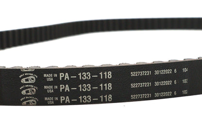 Belt Drive LTD. Carlisle Panther 1-1/8 Inch Rear Belt - 133 Tooth for Harley Davidson XLH (1991-2000)
