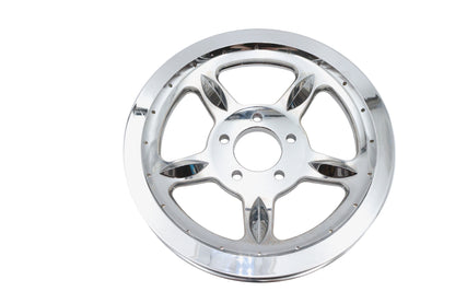V-Twin 20-4102 Factory Sample Rear Drive Pulley, 68-Tooth Chrome
