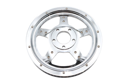 V-Twin 20-4102 Factory Sample Rear Drive Pulley, 68-Tooth Chrome