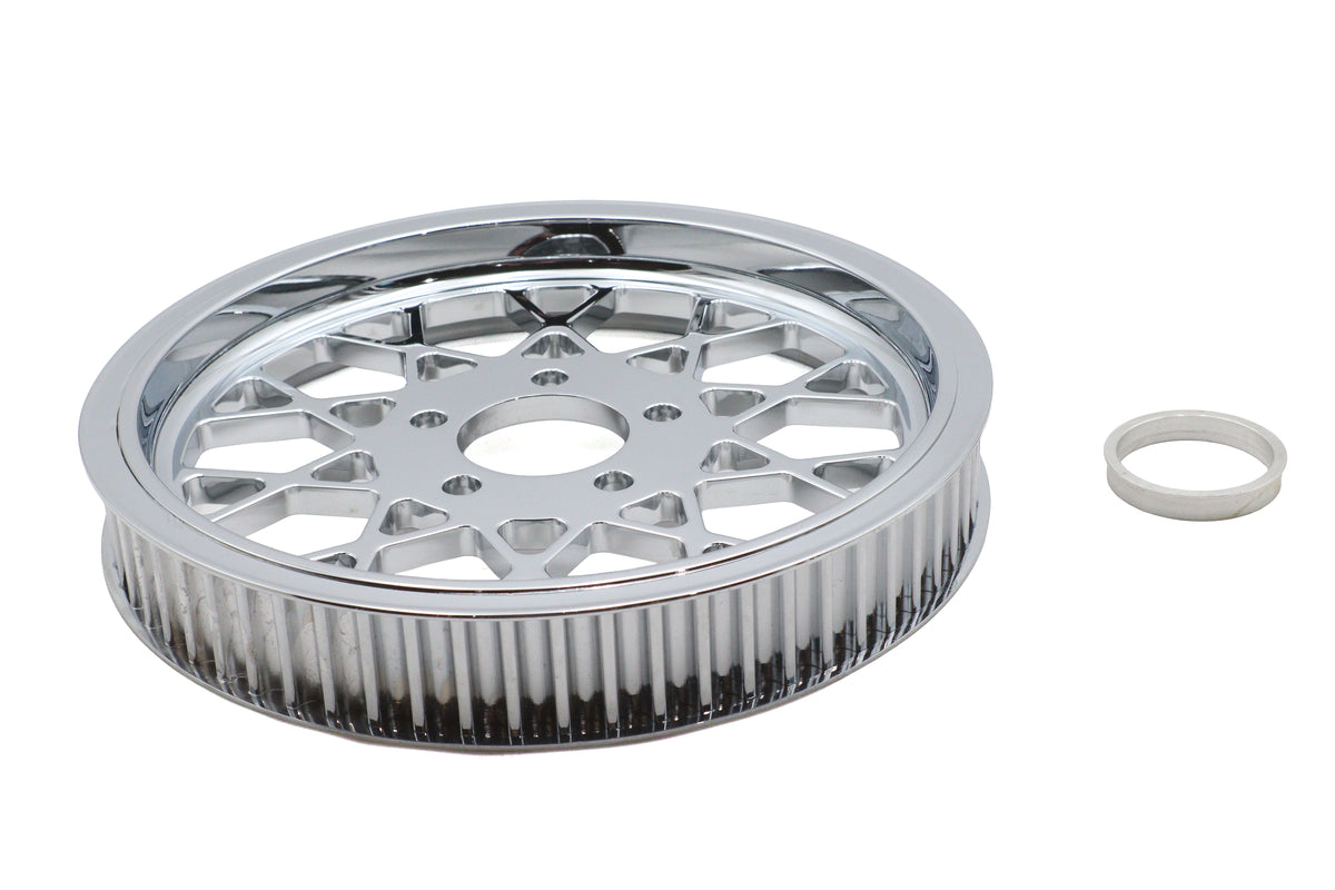 Ultima Classic Spoke Rear Drive Pulley 65 Tooth Chrome, Part Number 94-600