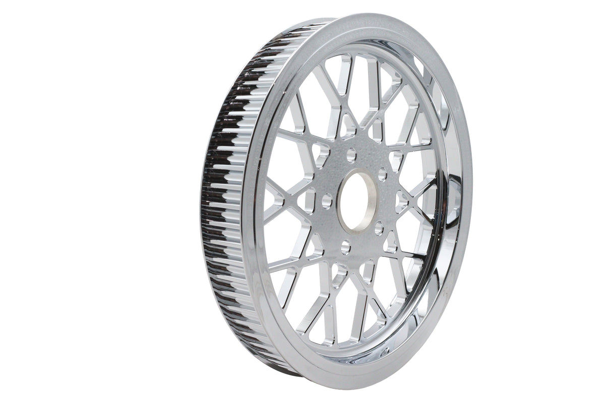 Ultima 94-601 Classic Spoke 70-Tooth Chrome Rear Drive Pulley for 1.5-Inch Belt