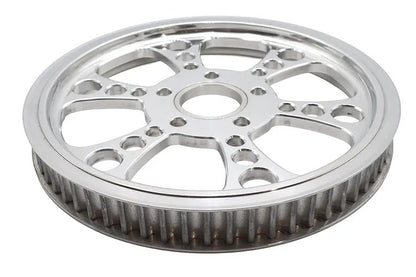 Ultima Kool Kat Rear Drive Pulley 65 Tooth Polished - High-Performance Motorcycle Drive Component by Ultima