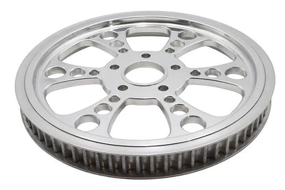 Ultima Kool Kat Rear Drive Pulley 65 Tooth Polished - High-Performance Motorcycle Drive Component by Ultima