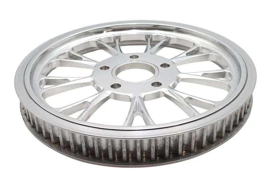 Ultima Manhattan Rear Drive Pulley 65 Tooth Polished - High-Performance Drive Component by Ultima