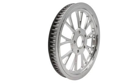 Ultima Manhattan Rear Drive Pulley 70 Tooth Polished for Custom Motorcycle Builds by Ultima