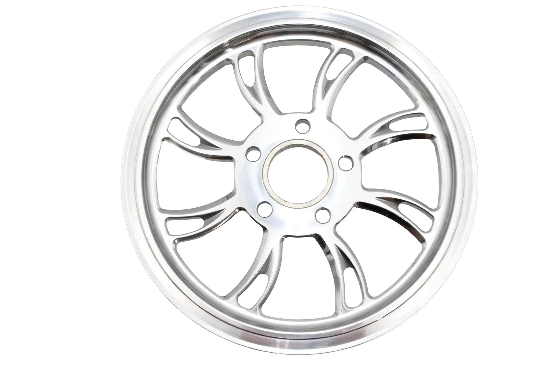 Ultima Vortex Rear Drive Pulley 65 Tooth Polished - High-Performance Motorcycle Drive Component by Ultima