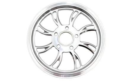 Ultima Vortex Rear Drive Pulley 65 Tooth Polished - High-Performance Motorcycle Drive Component by Ultima