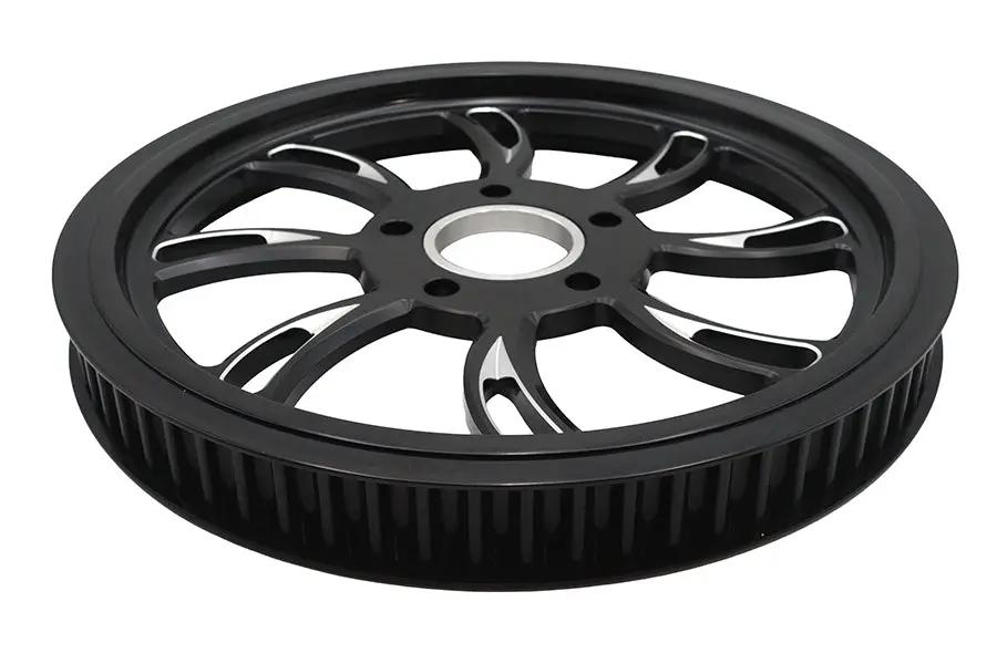Ultima Vortex Rear Drive Pulley 70 Tooth Black Cut - High-Performance Replacement Part by Ultima
