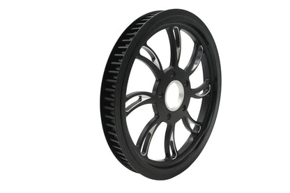 Ultima Vortex Rear Drive Pulley 70 Tooth Black Cut - High-Performance Replacement Part by Ultima