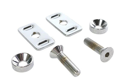 Colony Chrome Swingarm End Plate Adjuster Hardware Kit for Harley Davidson FXD (1991-2000) by Colony