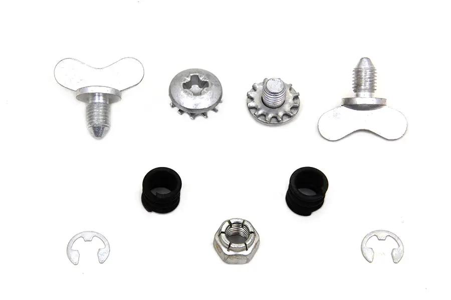 Colony Tool Box Mounting Kit with Cadmium Finish for Harley Davidson K Models by Colony