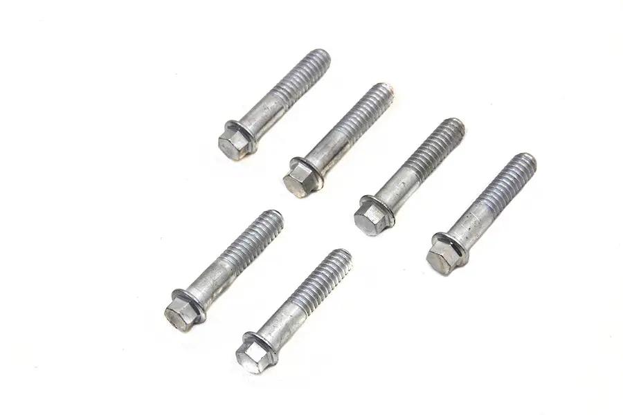 Colony D-Ring Cadmium Rocker Arm Cover Screw Set for Harley Davidson FL Models by Colony