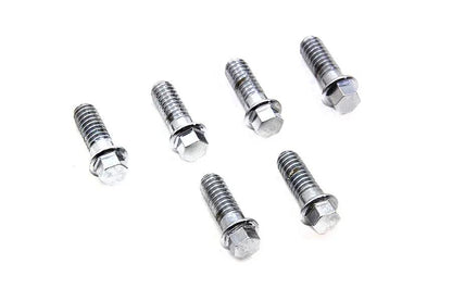 Colony D-Ring Chrome Rocker Arm Cover Screw Set for Harley Davidson FL Models by Colony