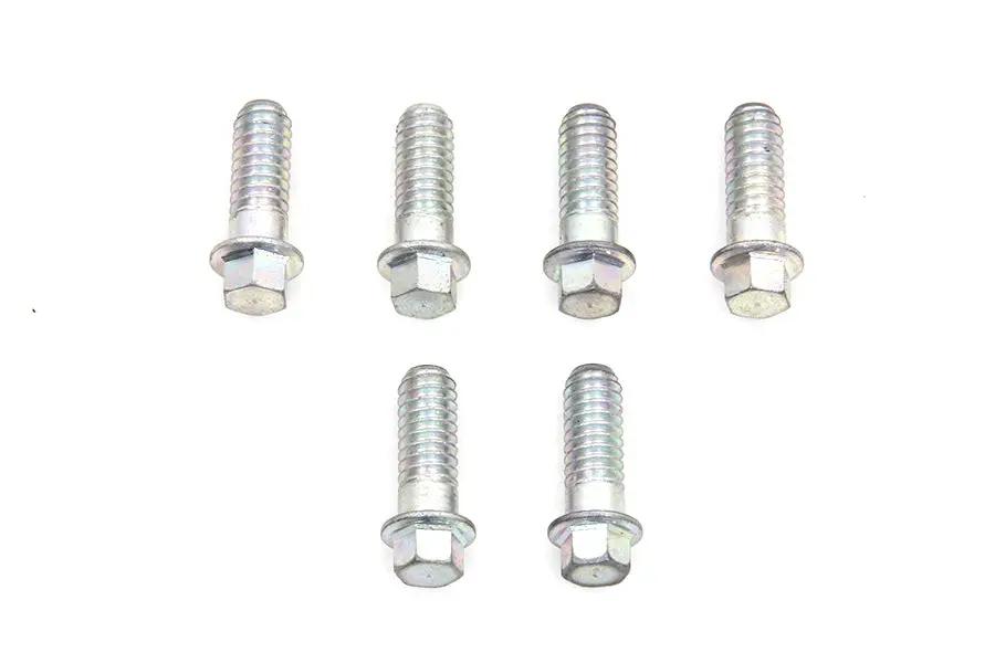 Colony D-Ring Cadmium Rocker Arm Cover Screw Set for Harley Davidson FL 1948-1957 by Colony