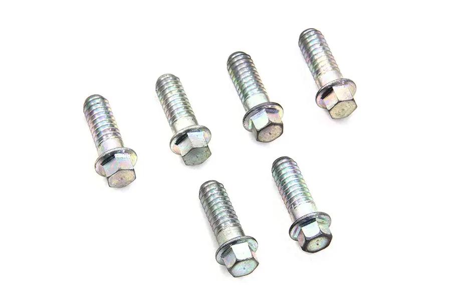 Colony D-Ring Cadmium Rocker Arm Cover Screw Set for Harley Davidson FL 1948-1957 by Colony