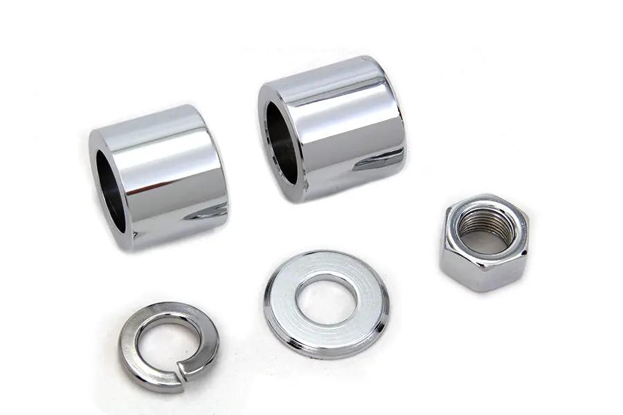 Colony Chrome Front Axle Spacer Kit for Harley Davidson FXST & FXDWG (2000-2006) by Colony
