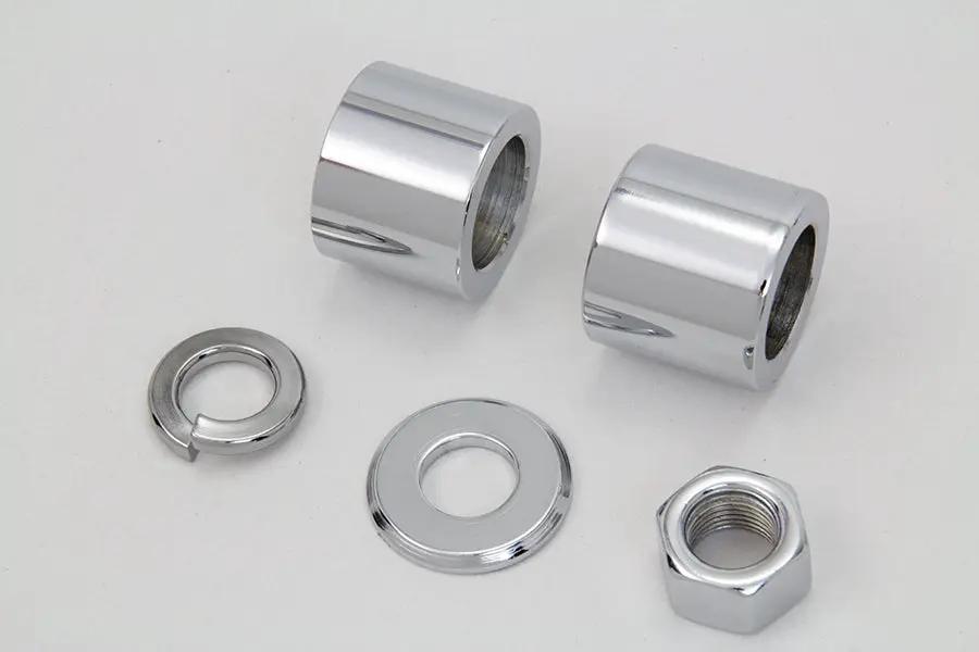 Colony Chrome Front Axle Spacer Kit for Harley Davidson FXST & FXDWG (2000-2006) by Colony