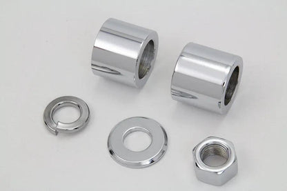 Colony Chrome Front Axle Spacer Kit for Harley Davidson FXST & FXDWG (2000-2006) by Colony