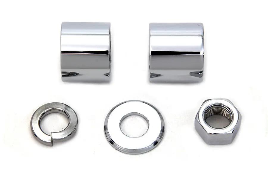 Colony Chrome Front Axle Spacer Kit for Harley Davidson FXST & FXDWG (2000-2006) by Colony