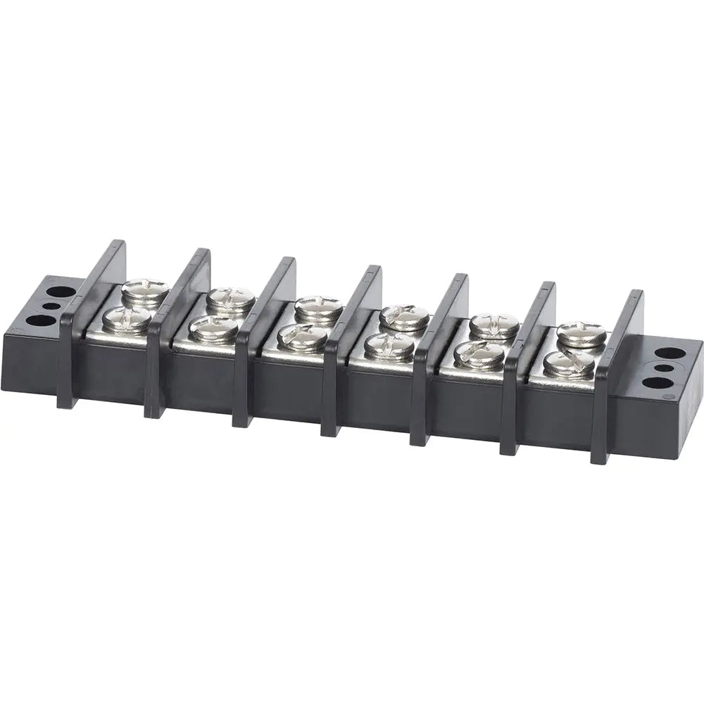 Blue Sea Systems 2606 Terminal Block, 65 Amp, 6 Circuits