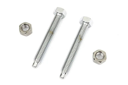 Colony Chrome Rear Axle Adjuster Screw Kit for Harley Davidson FXST & FLST Models by Colony