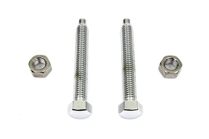 Colony Chrome Rear Axle Adjuster Screw Kit for Harley Davidson FXST & FLST Models by Colony