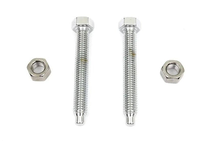 Colony Chrome Rear Axle Adjuster Screw Kit for Harley Davidson FXST & FLST Models by Colony