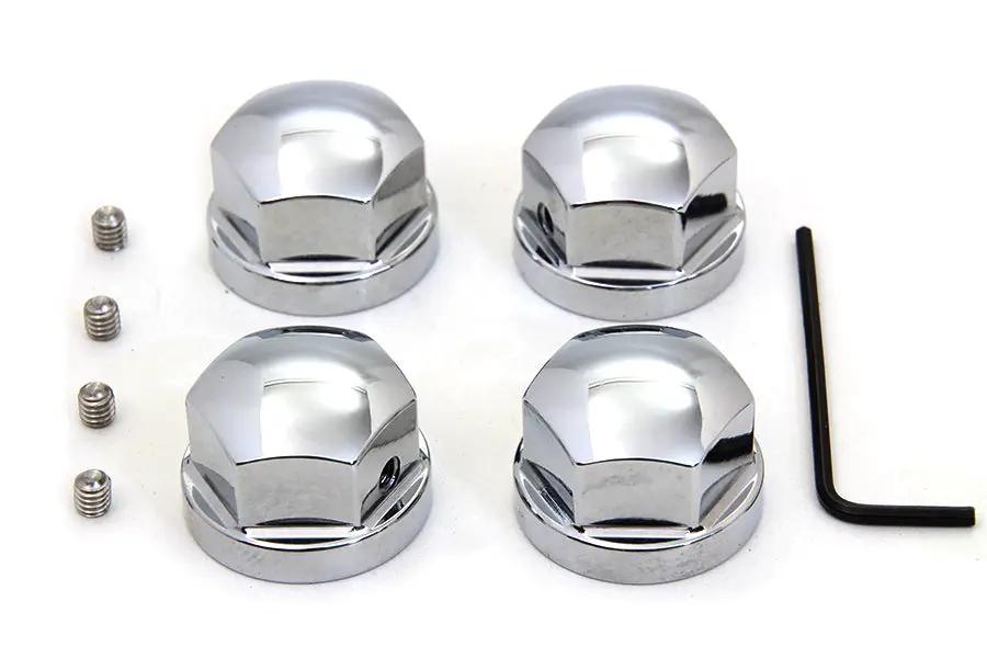 Colony Engine Cylinder Head Bolt Cover Chrome Set for Harley Davidson FLST (1999-2008) by Colony