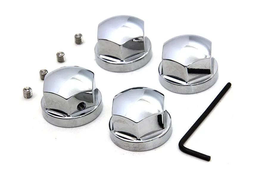 Colony Engine Cylinder Head Bolt Cover Chrome Set for Harley Davidson FLST (1999-2008) by Colony