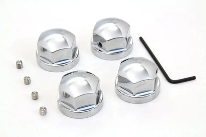 Colony Engine Cylinder Head Bolt Cover Chrome Set for Harley Davidson FLST (1999-2008) by Colony