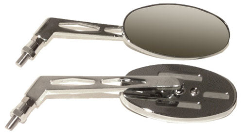 EMGO Mirror Oval Long JAP Part 20-26307 for Motorcycles