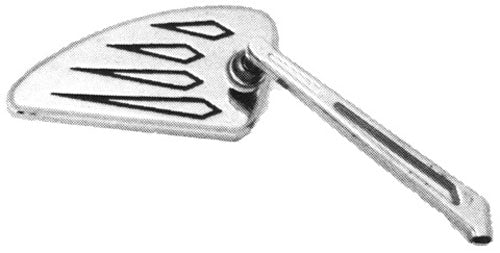 EMGO D/CAST Buffer Mirror Early Type for Japanese Vehicles (Part No. 20-26333)