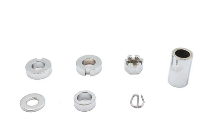Colony Rear Axle Spacer Kit Chrome for Harley Davidson FXST (2000-2007) by Colony