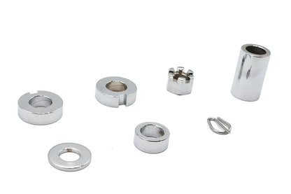 Colony Rear Axle Spacer Kit Chrome for Harley Davidson FXST (2000-2007) by Colony