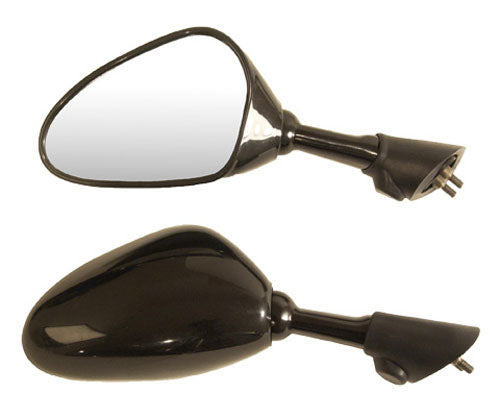 EMGO Left Mirror for Honda 88120-MBB-000, Black
