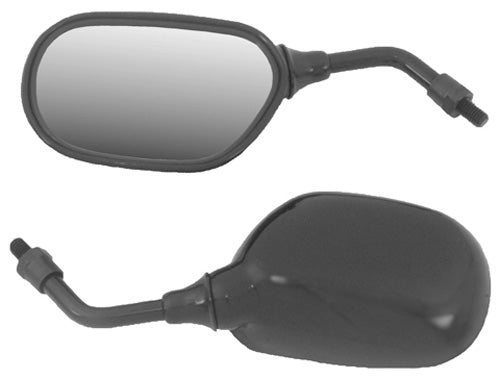 EMGO Mirror Set for 8mm Black HKS - Motorcycle or Vehicle Side Mirrors