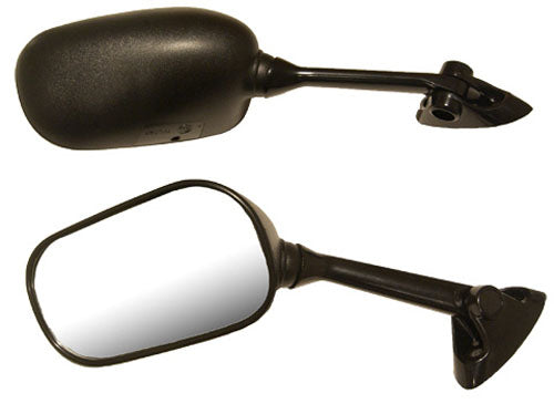 EMGO Right Side Mirror for Suzuki 56500-29G10 - Black