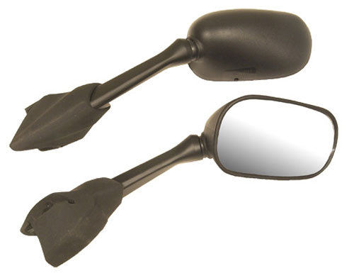 EMGO Right Side Mirror for Yamaha 5VX-26290-00 - Black