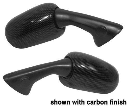 EMGO Right Mirror for Honda CBR900 - Carbon Fiber Finish, Part Number 20-87091