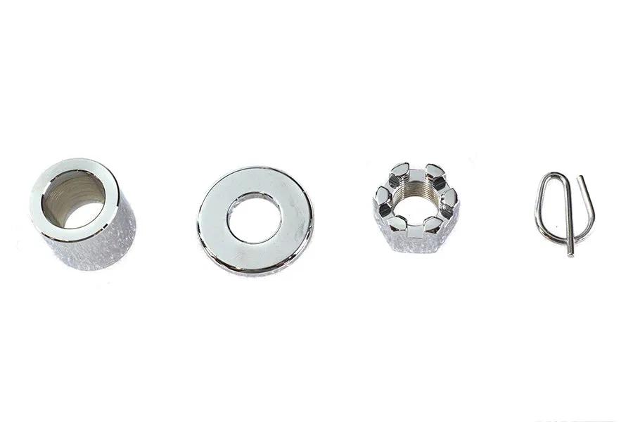 Colony Chrome Front Axle Spacer Kit for Harley Davidson FXSTS Models by Colony