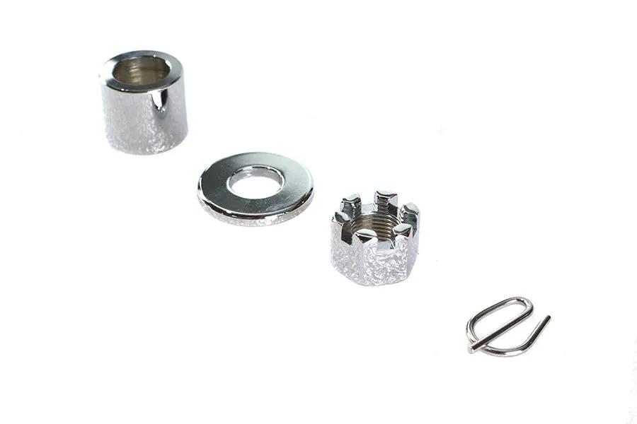 Colony Chrome Front Axle Spacer Kit for Harley Davidson FXSTS Models by Colony