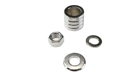 Colony Chrome Front Axle Spacer Kit Groove Style for Harley Davidson FXSTD (2000-2006) by Colony