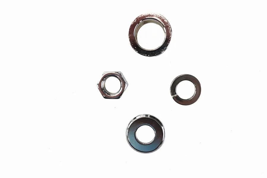 Colony Chrome Front Axle Spacer Kit Groove Style for Harley Davidson FXSTD (2000-2006) by Colony