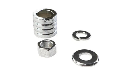 Colony Chrome Front Axle Spacer Kit Groove Style for Harley Davidson FXSTD (2000-2006) by Colony