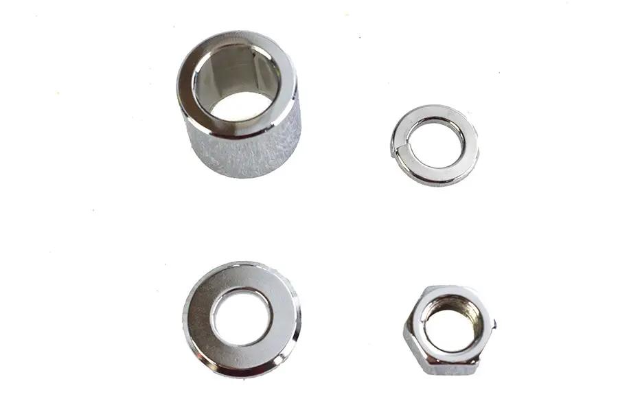 Colony Chrome Front Axle Spacer Kit Smooth Style for Harley Davidson FLSTC by Colony