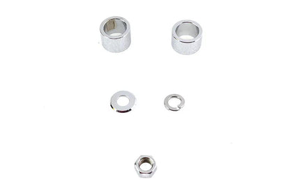 Colony Front Axle Spacer Kit Smooth Style Chrome for Harley Davidson FLT Models by Colony